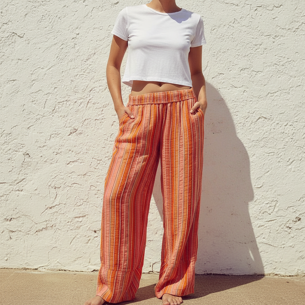 Pantalon Tulum tressé