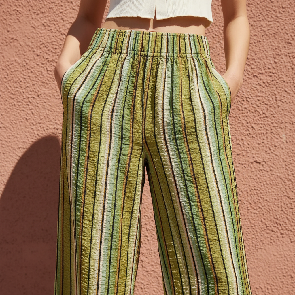 Pantalon Tulum tressé