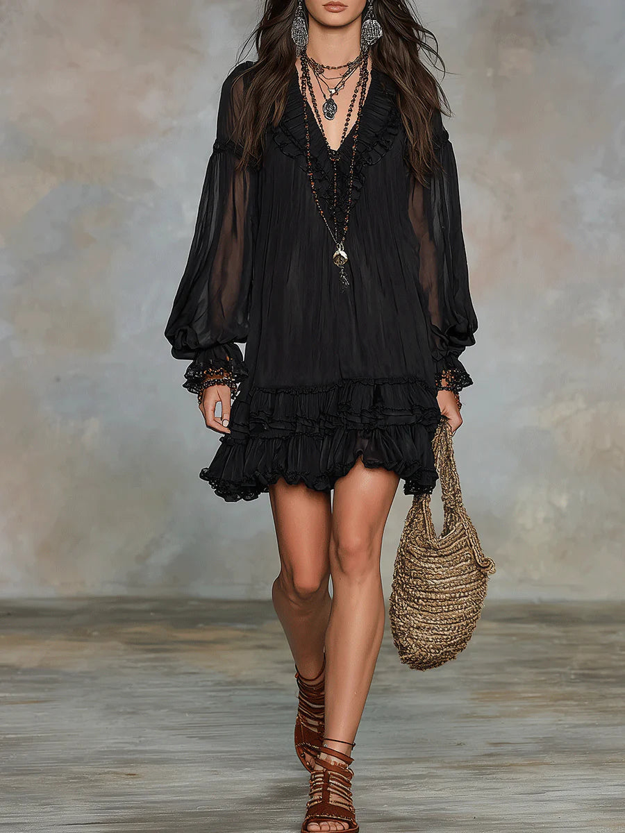 Robe courte Elodie fluide