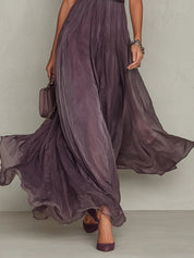 Robe longue Vivienne en dentelle