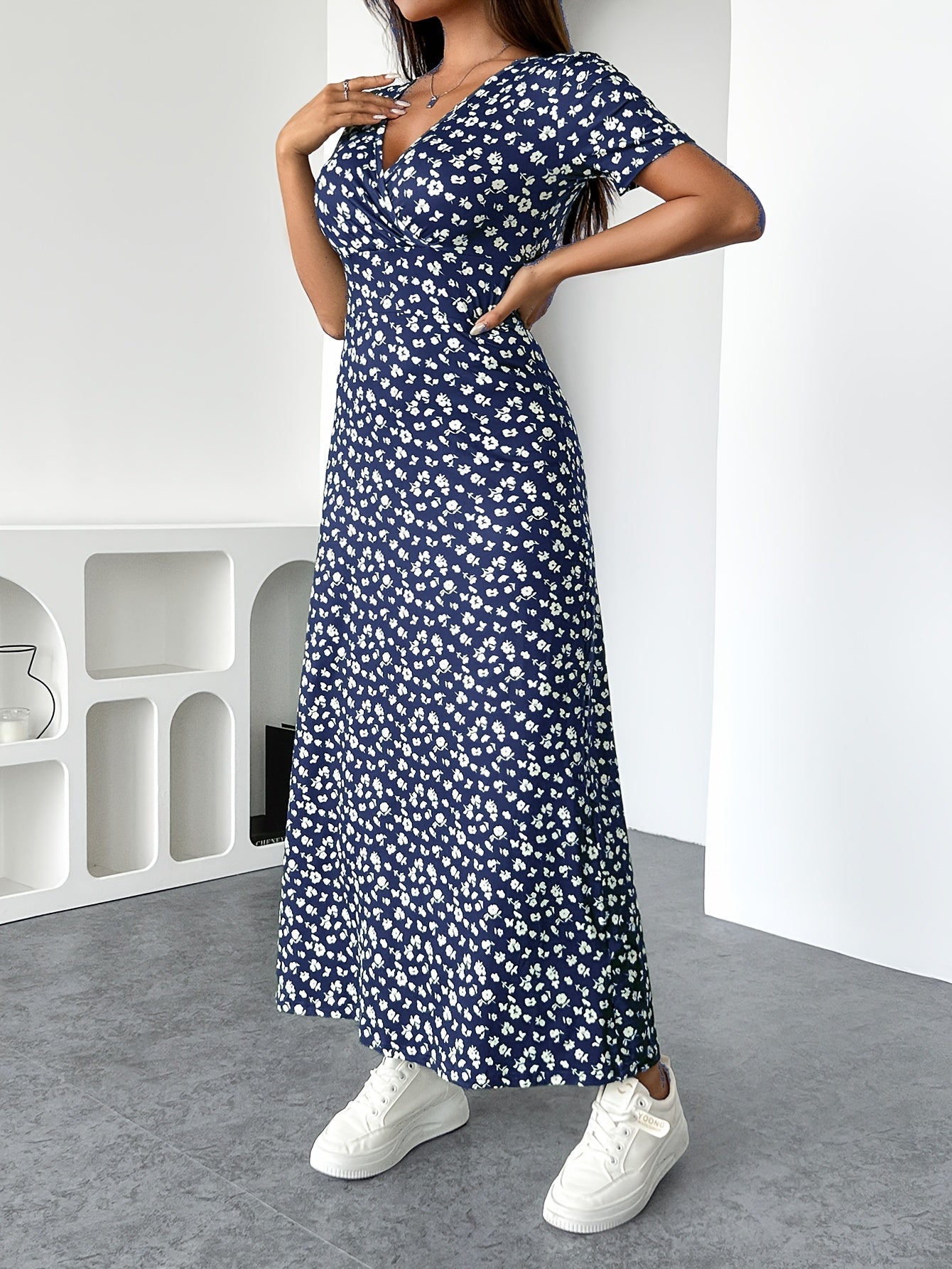 Robe Isla à volants en maille