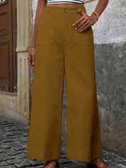 Pantalon Mara taille haute ample