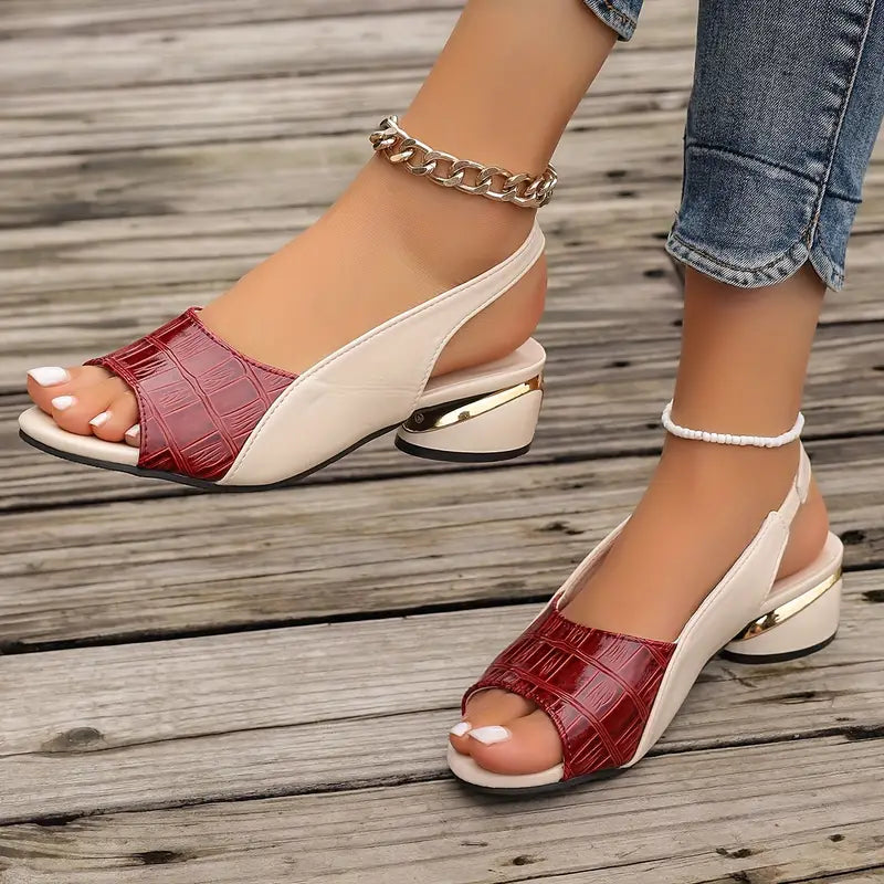Sandales Dalton rembourrées en cuir