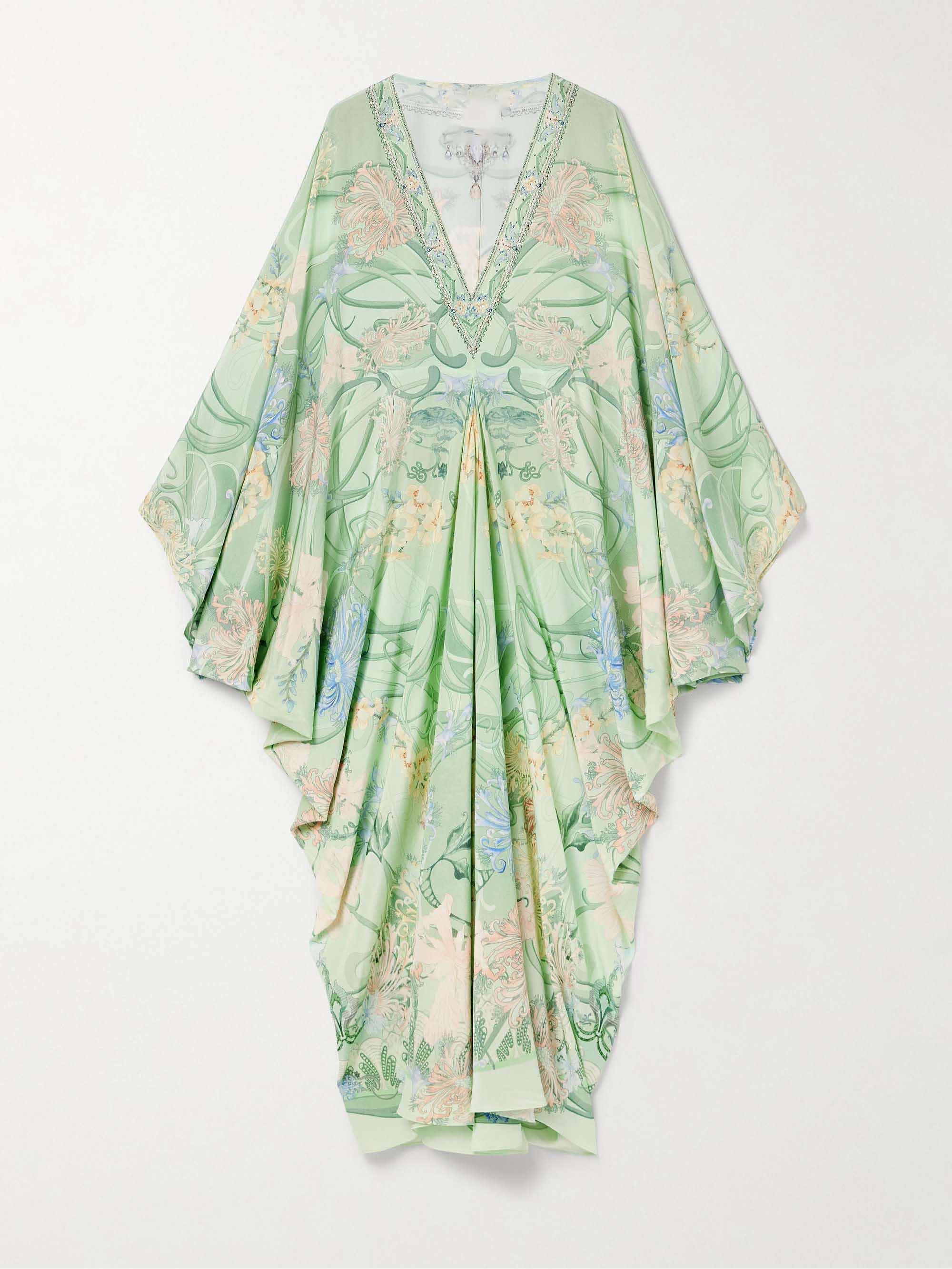 Robe mi-longue unique oversize à imprimé floral