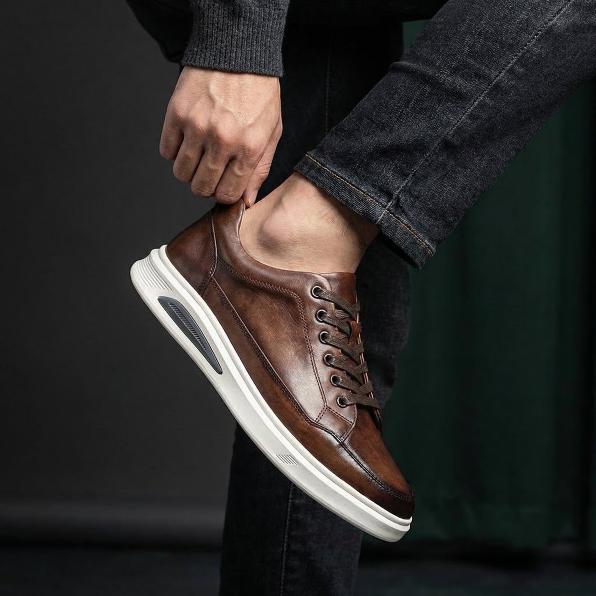 Baskets Rafael en cuir