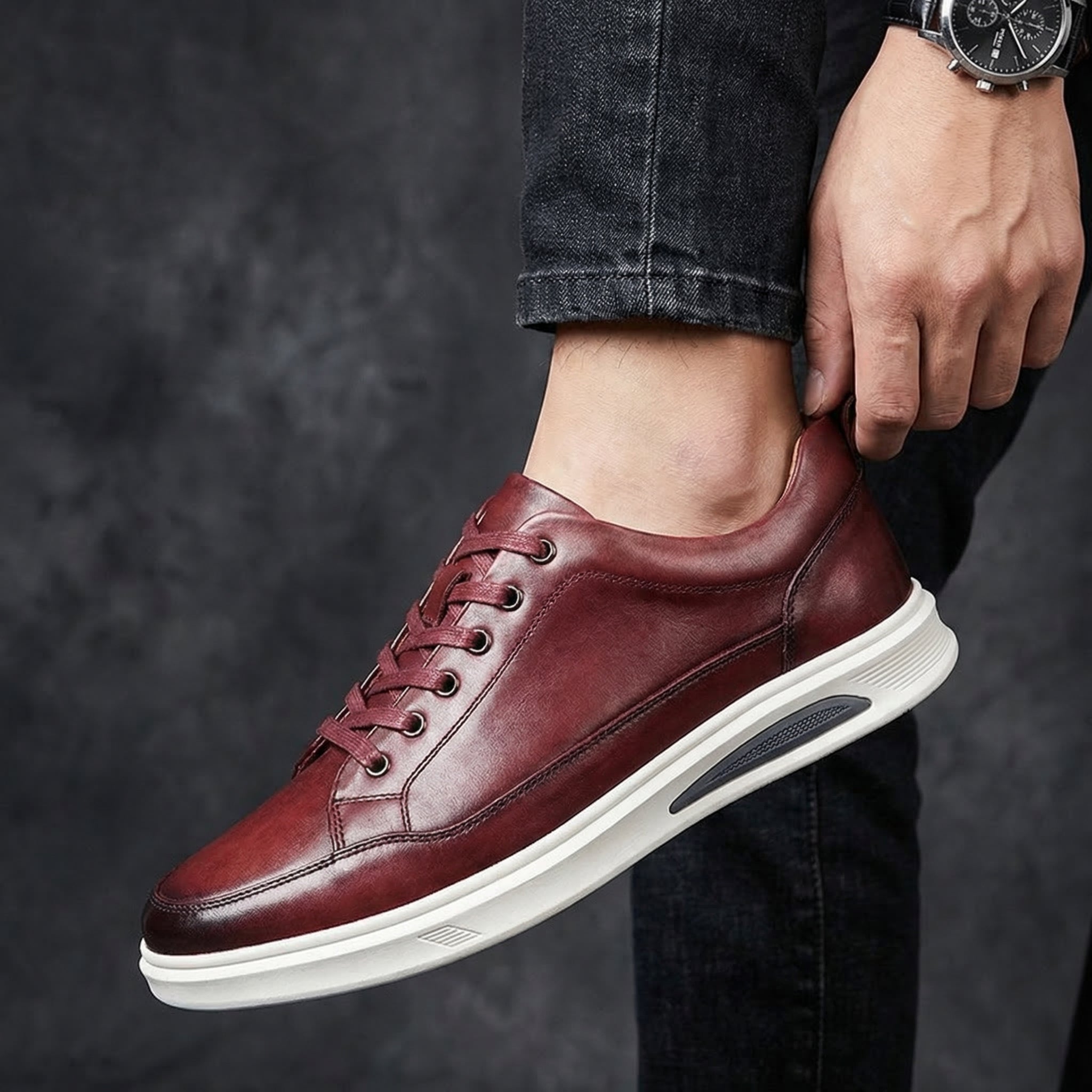 Baskets Rafael en cuir