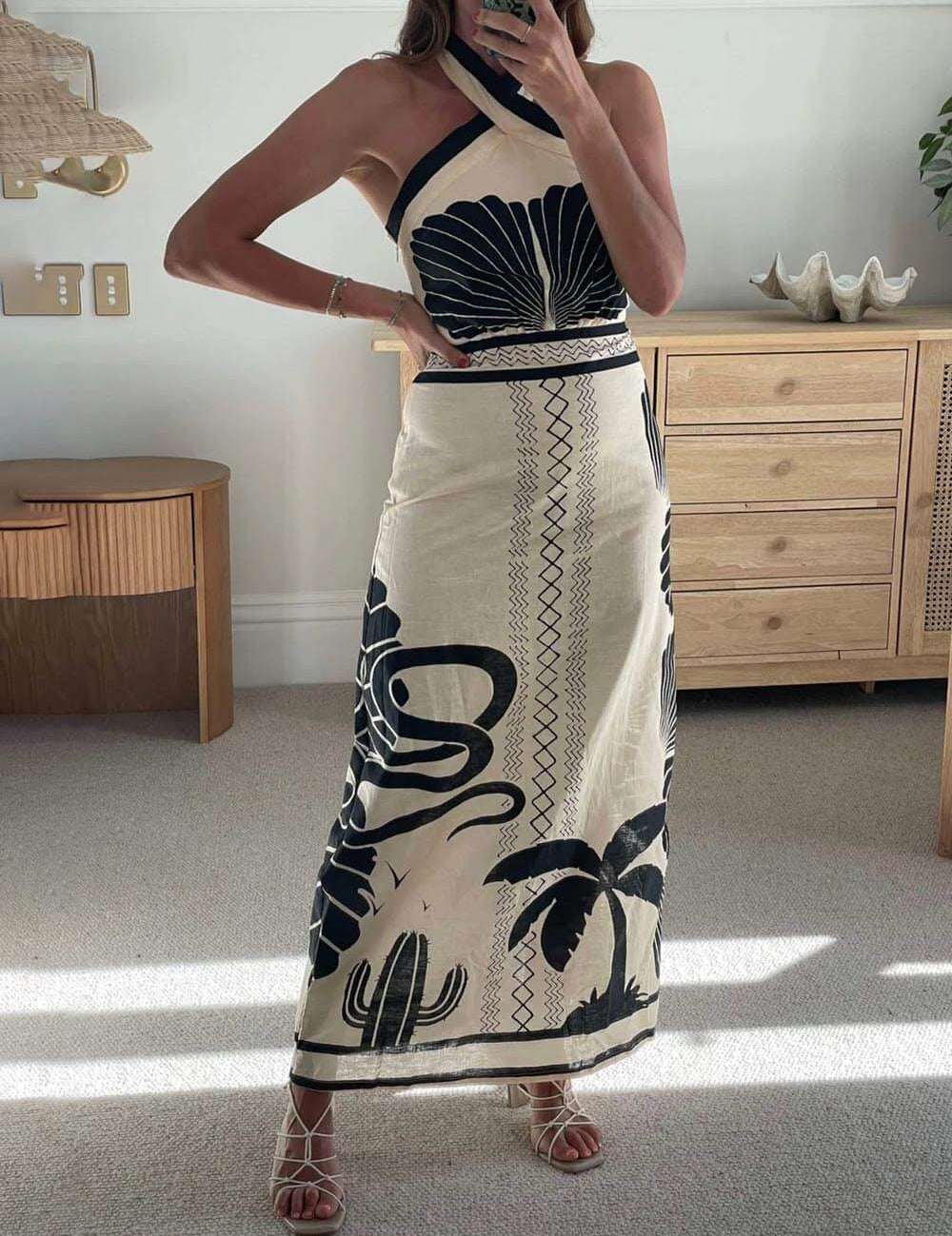 Robe longue élégante sexy ajustée