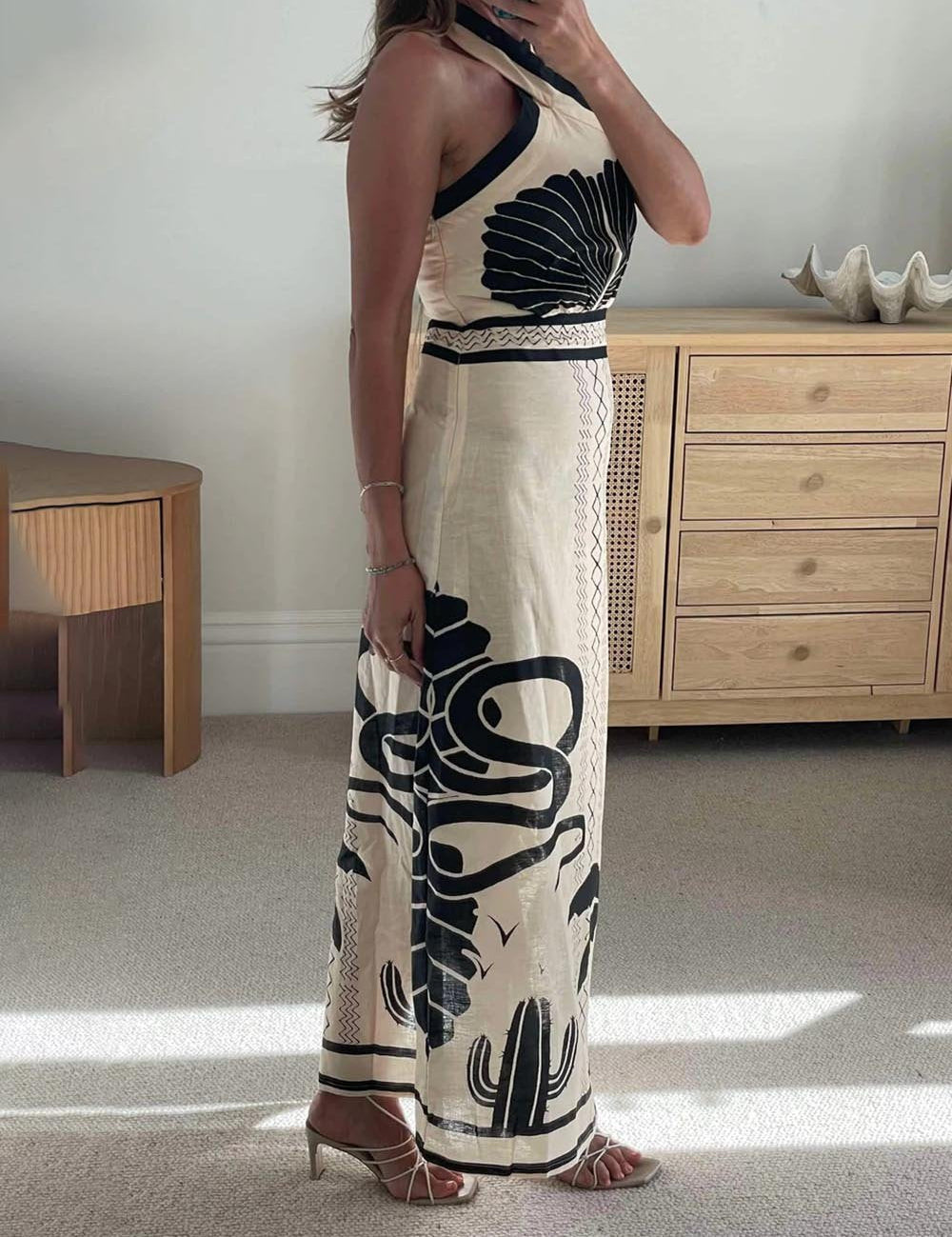 Robe longue élégante sexy ajustée