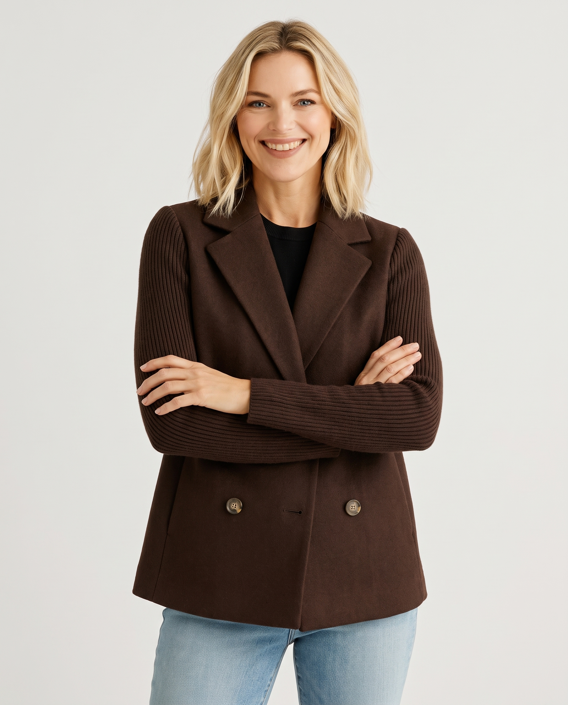 Manteau Sasha marron foncé
