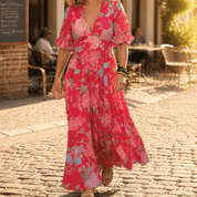 Robe longue Wren fleurie fluide