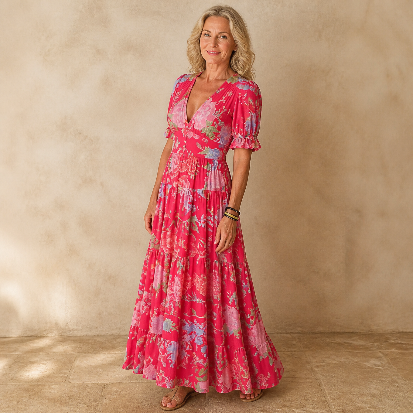 Robe longue Wren fleurie fluide