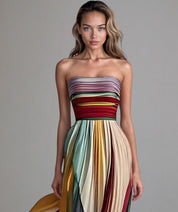 Robe Vivienne bustier trapèze