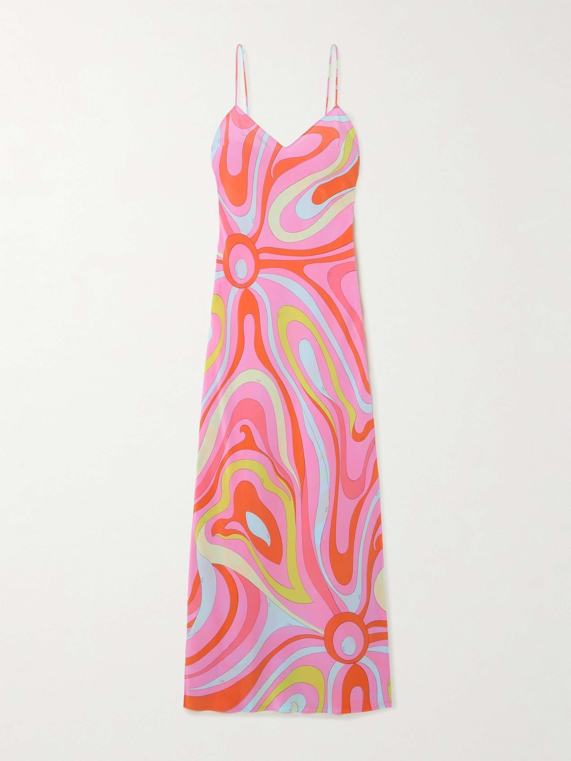 Robe longue Signature imprimé