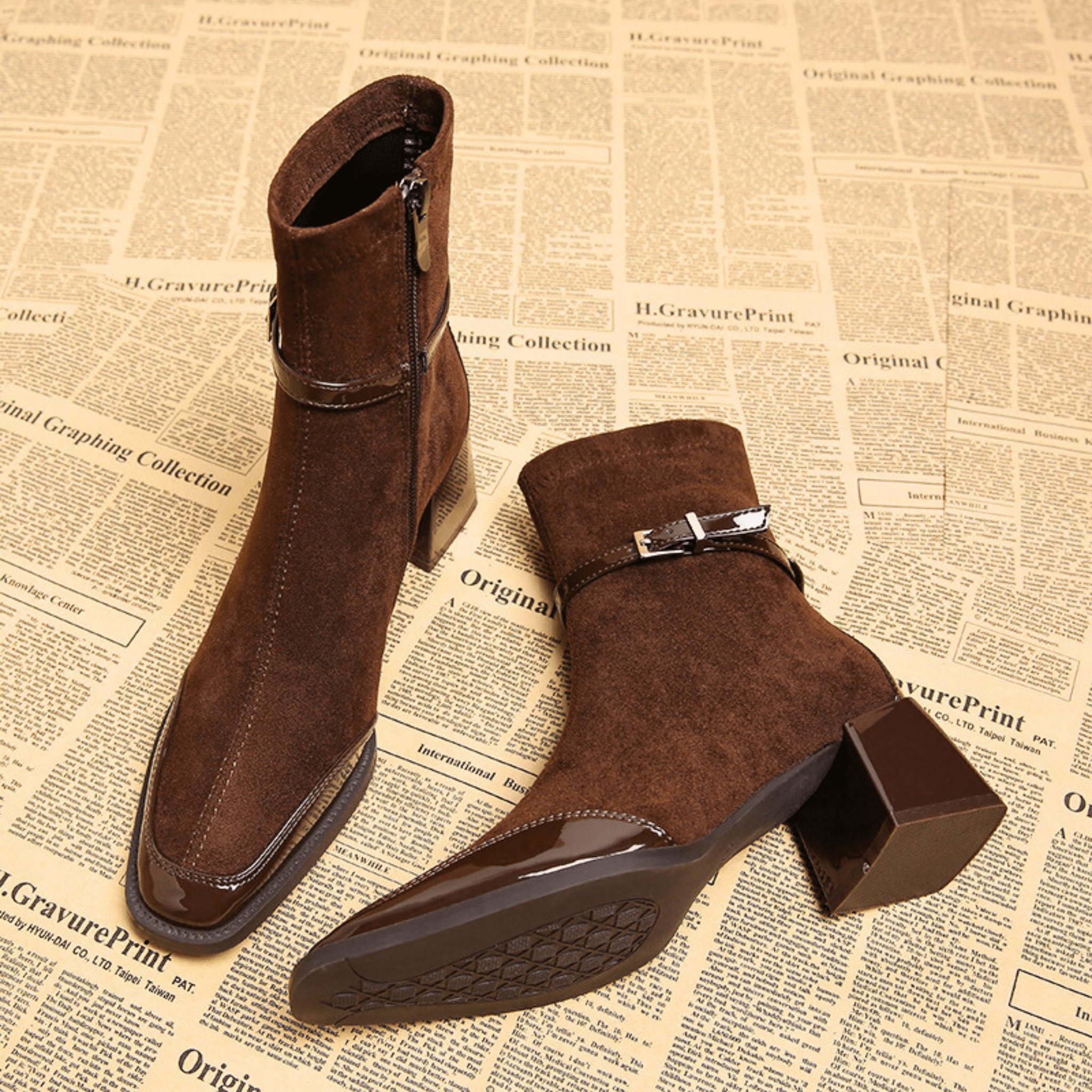 Bottines Bancroft artisanales en cuir