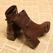 Bottines Bancroft artisanales en cuir