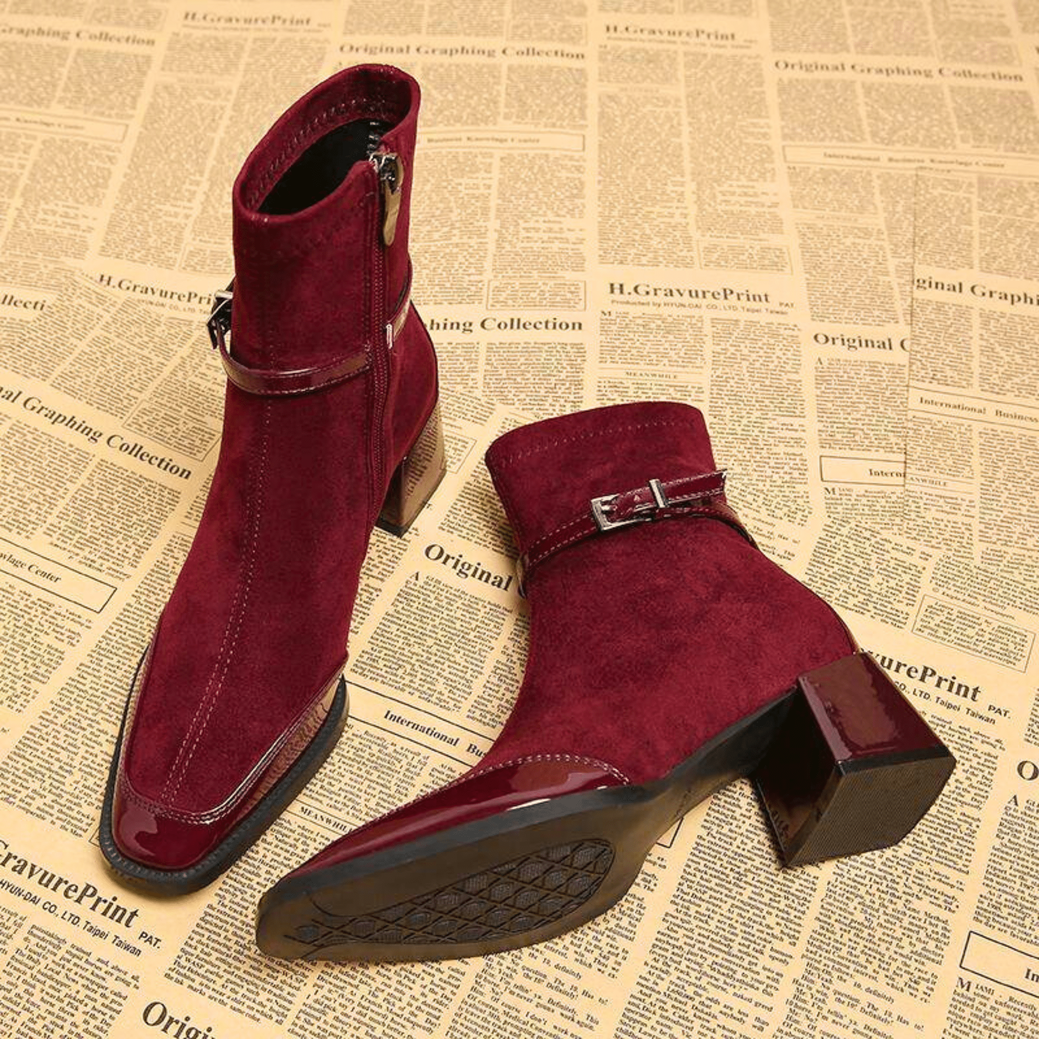 Bottines Bancroft artisanales en cuir