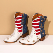 Bottines Vivienne brodé western