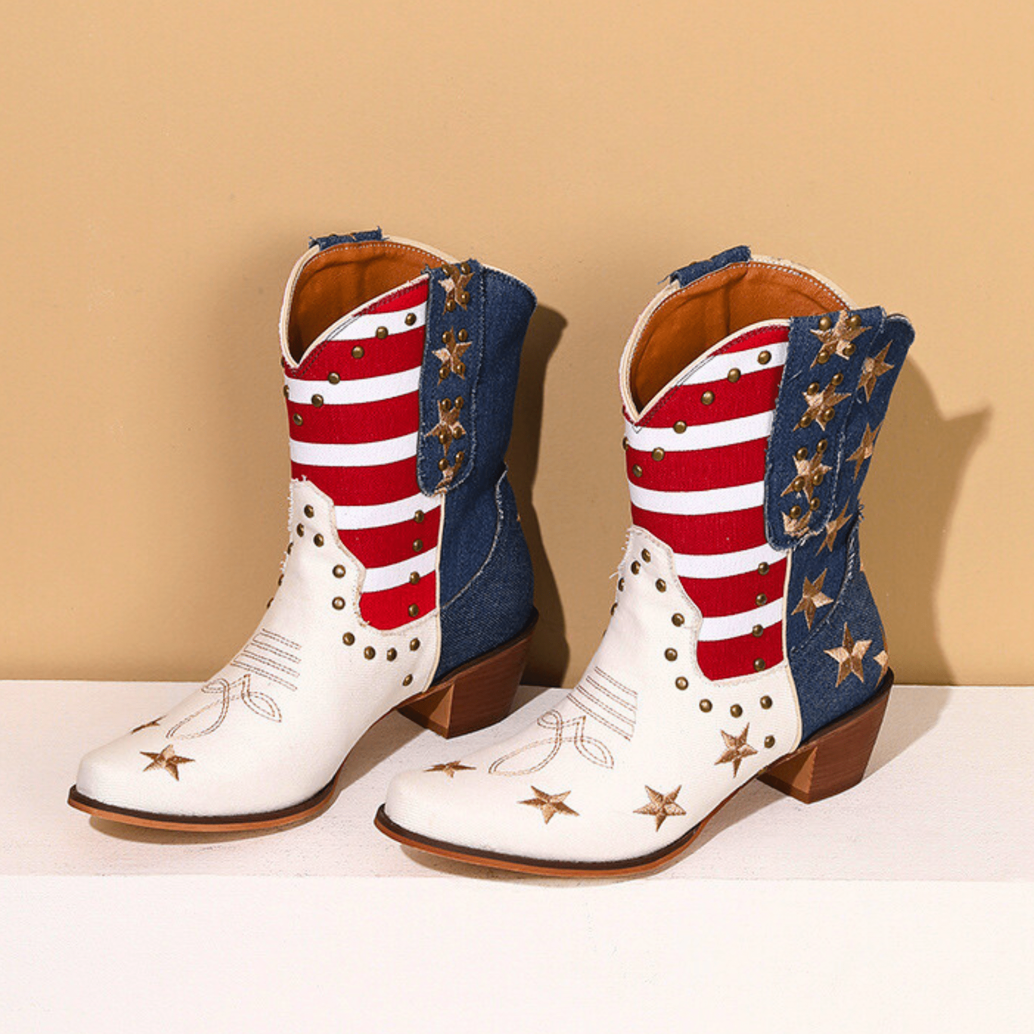 Bottines Vivienne brodé western