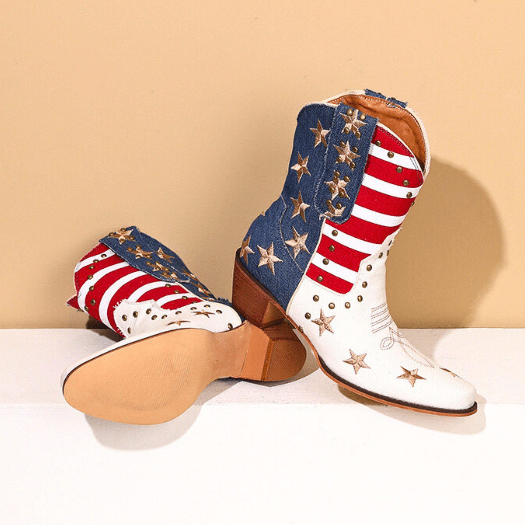 Bottines Vivienne brodé western